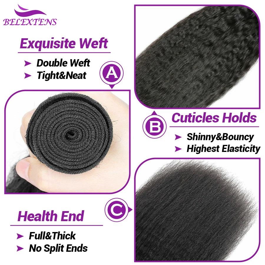 EXTENSIONS DE CHEVEUX NATURELS CRÉPUS