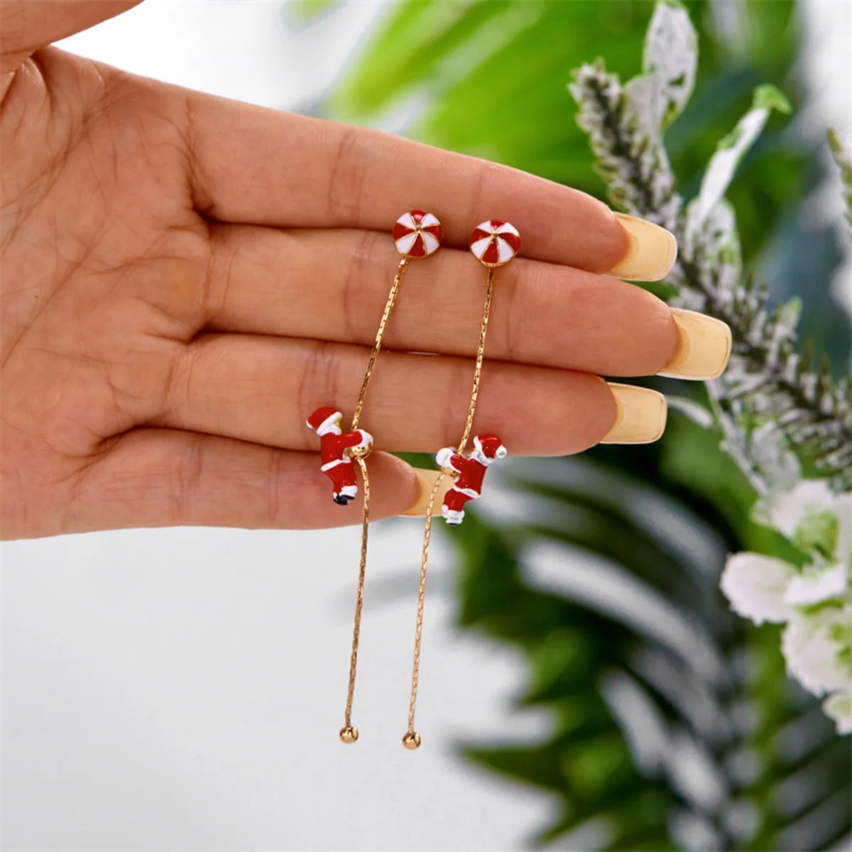 Boucles d'oreilles de Noël