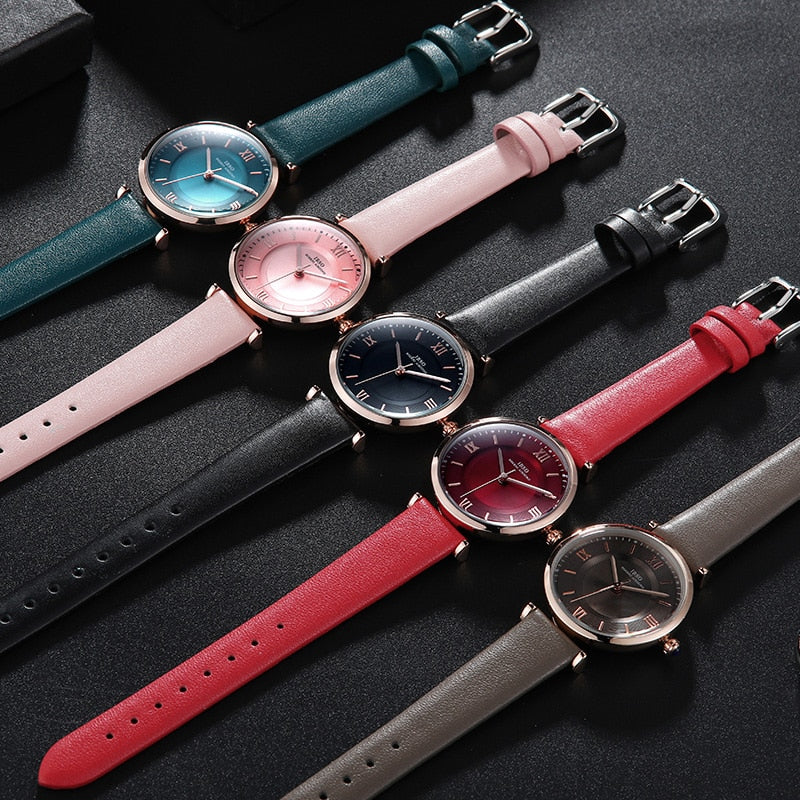 MONTRE FEMMES EN CUIR