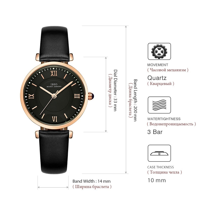MONTRE FEMMES EN CUIR