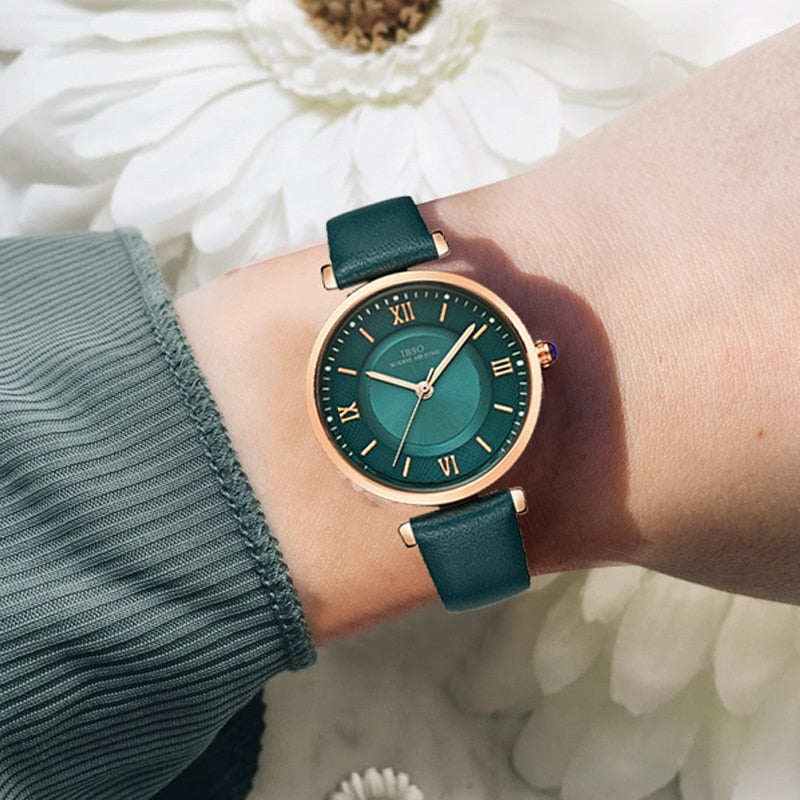 MONTRE FEMMES EN CUIR