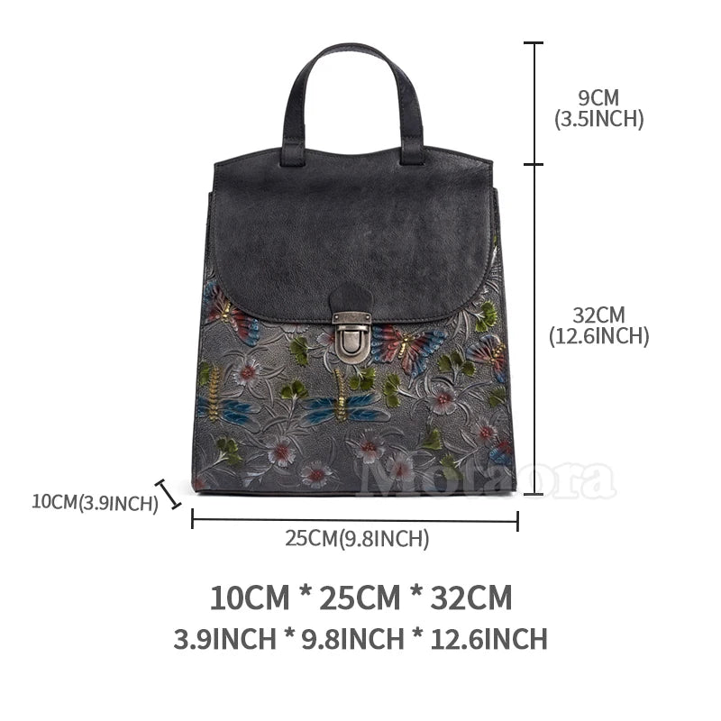 SAC À DOS EN CUIR POUR FEMMES