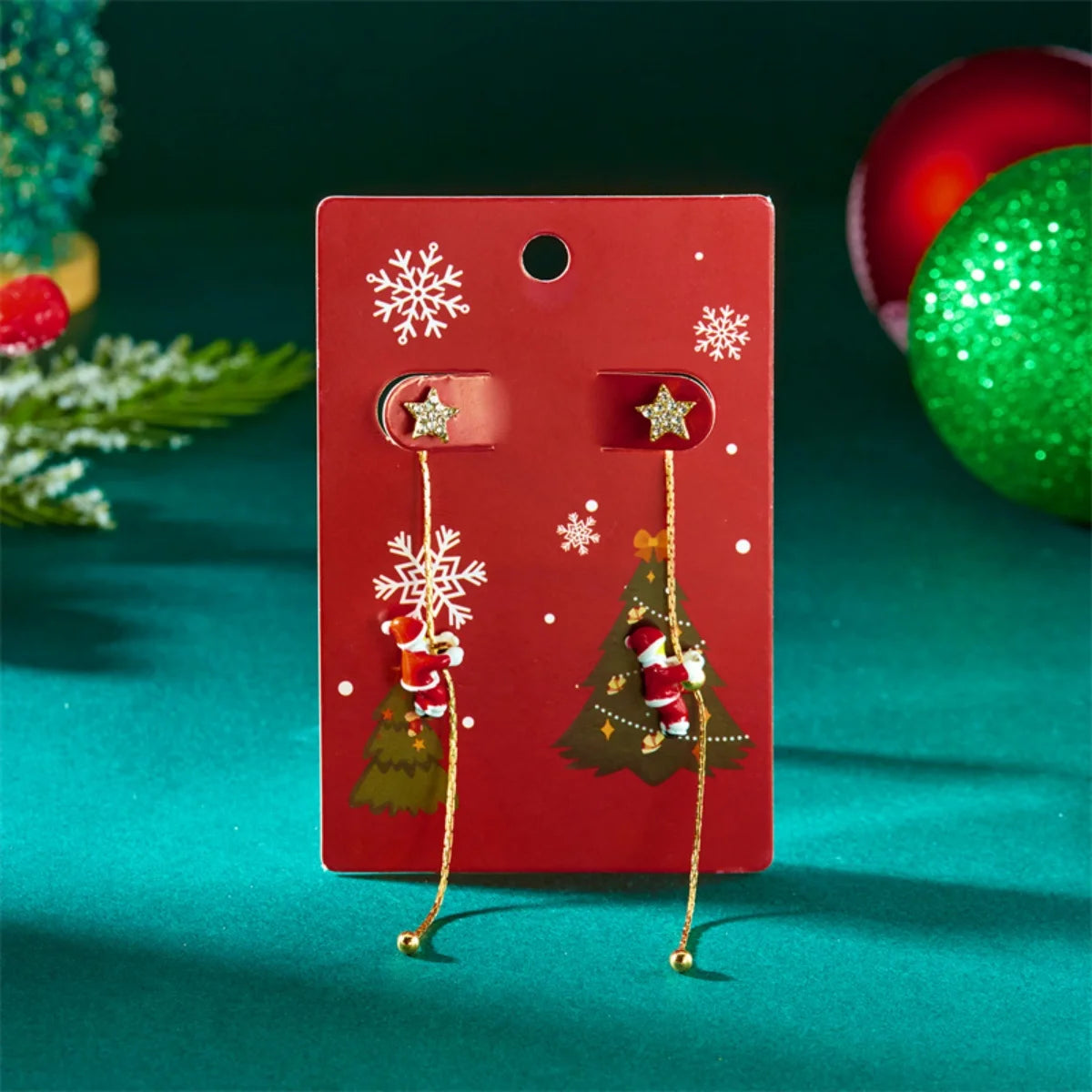 Boucles d'oreilles de Noël