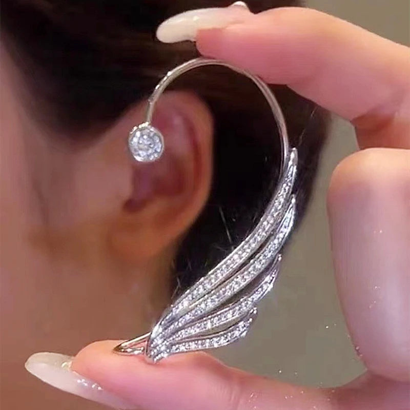 Clip d'oreille doré pour femme