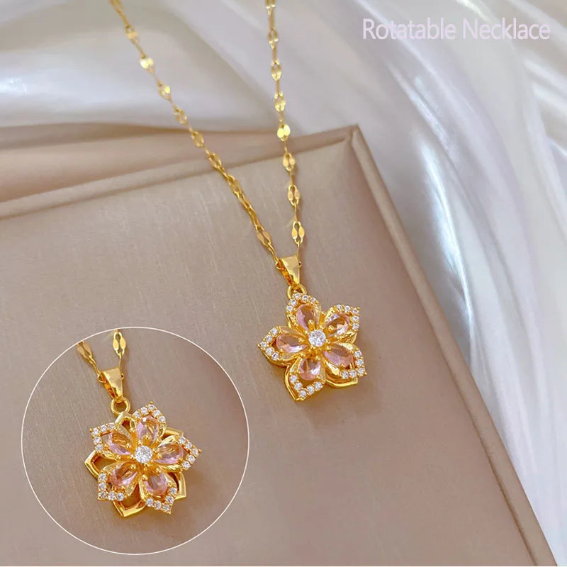 Collier ras-de-cou rotatif