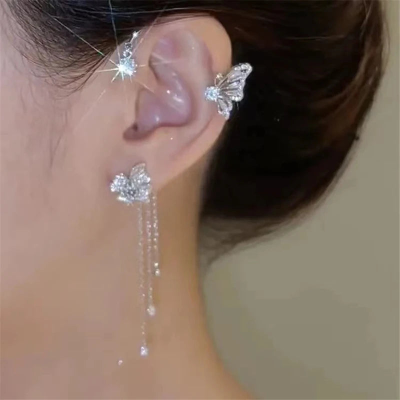 Clip d'oreille doré pour femme