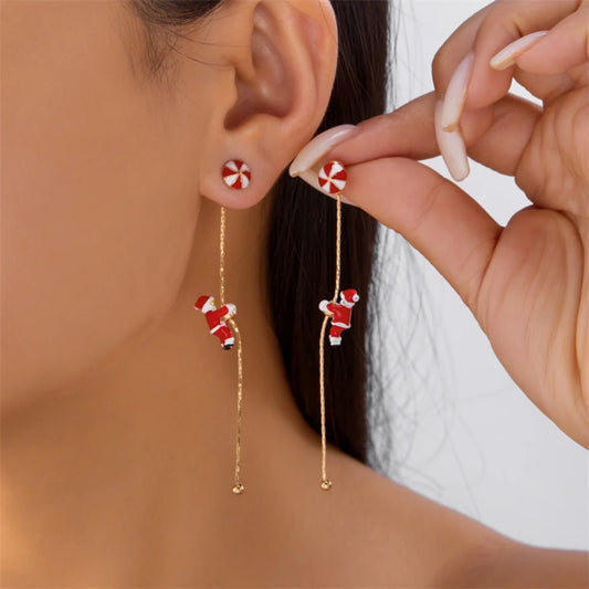 Boucles d'oreilles de Noël