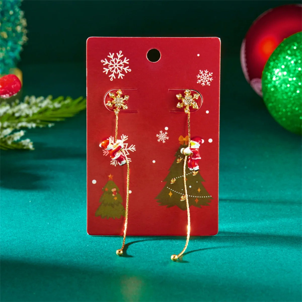 Boucles d'oreilles de Noël