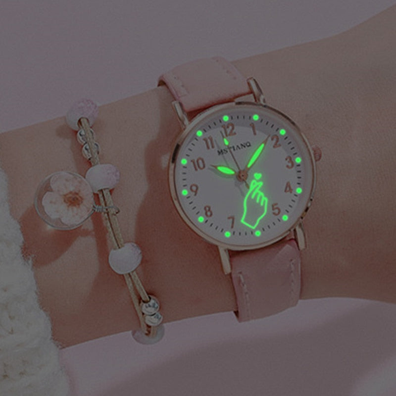 MONTRE FEMMES LUMINEUSE