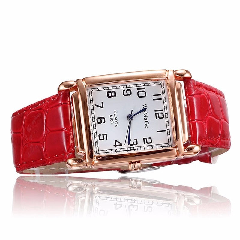 MONTRE FEMMES BRACELET EN CUIR