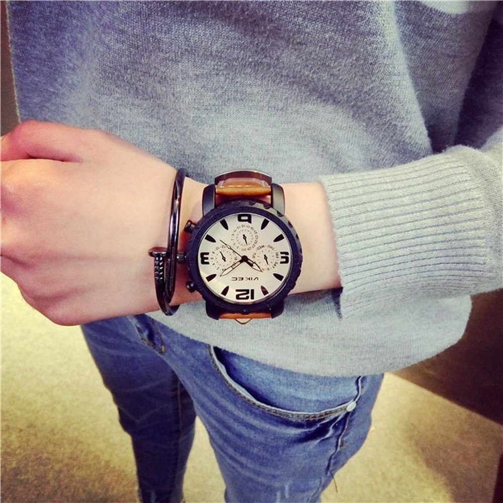 MONTRE POUR HOMMES ET FEMMES EN CUIR